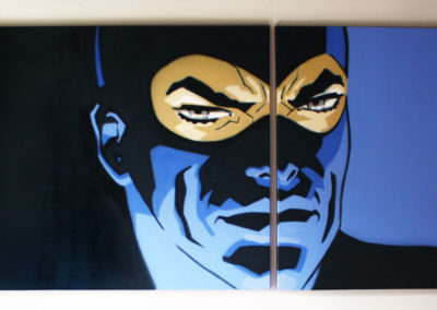 DIABOLIK  Spray Art on canvas 200x100