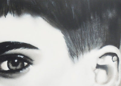 PORTRAIT #13  Spray Art on canvas 150x50